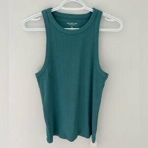 Abercrombie & Finch Ribbed Blue Tank Top